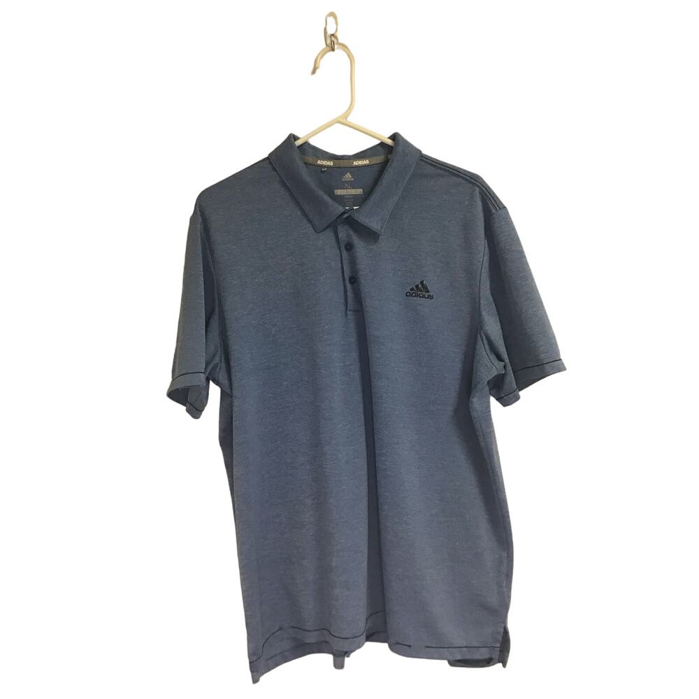 Adidas Blue Golf Shirt Men's‎ XL